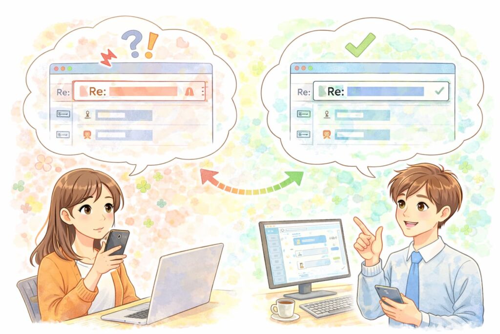 CC入れ忘れの再送メール文例集|失礼にならない件名・お詫び・社内外テンプレ | ミテポチ